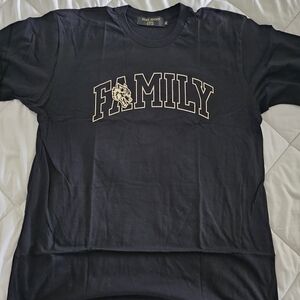 Darc Sport Black "FAMILY" Graphic Tee with Wolf Accent